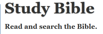 Study Bible, Read and search the Bible.